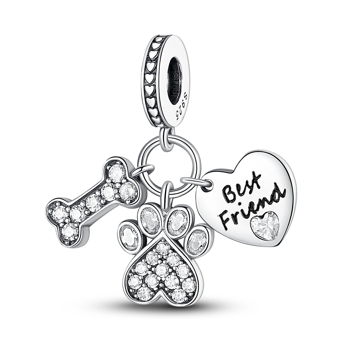 2026 Hot Sale Charms Bead 925 Sterling Silver Pink Butterfly Luminous Firefly Dangle Fit Bangle Bracelet Necklace DIY Jewelr…