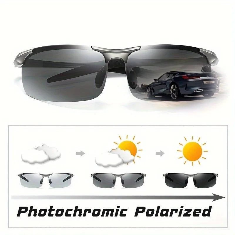 Polarized Fashion Glasses with Daytime and Nighttime Visual Functions, Scratch Resistant, UV Protection - image 3
