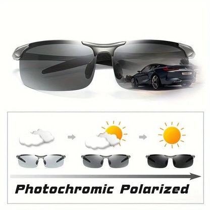 Polarized Fashion Glasses with Daytime and Nighttime Visual Functions, Scratch Resistant, UV Protection - image 3
