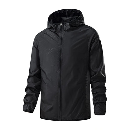 LNGXO Waterproof Hiking Jackets for Men and Women Sun Protection Windbreaker Camping Climbing Rain Coat Unisex Portable Clot…