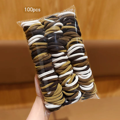 100 seamless, high elasticity, durable Korean style hair accessories with elastic bands suitable for daily use - image 6
