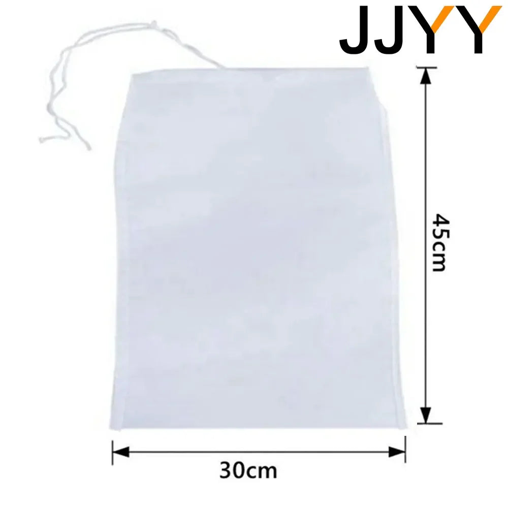 JJYY 100/200/300 Mesh Nylon Filter Nut Milk Bag Net Yogurt Tea Beer Coffee Oil Food Filter Strainers Mesh Kitchen Strainer B…