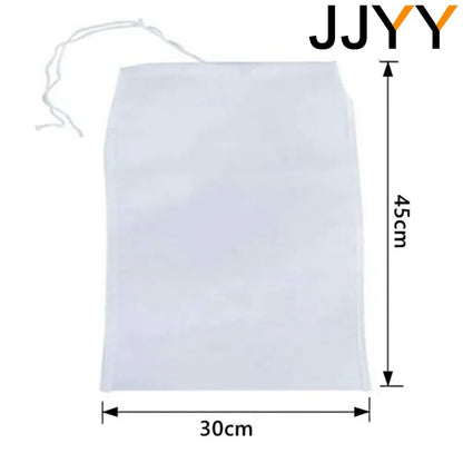 JJYY 100/200/300 Mesh Nylon Filter Nut Milk Bag Net Yogurt Tea Beer Coffee Oil Food Filter Strainers Mesh Kitchen Strainer B…