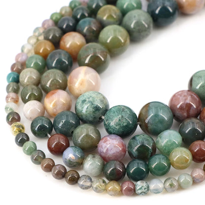Natural Stone Beads Blue Tiger Eye Crystal Amethyst Rose Quartz Gemstone Bead for Jewelry Making Bracelet Necklace 4/6/8/10M…