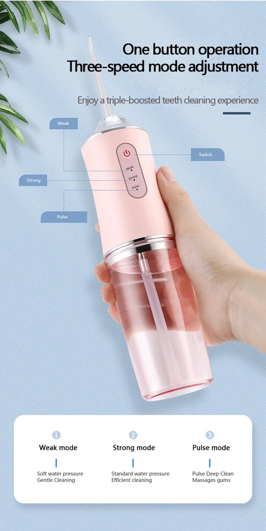 Oral Irrigator Dental Water Jet Flosser Appliance Pick Floss Dentistry Mouth Washing Machine Teeth Whitening Cleaning Tools…
