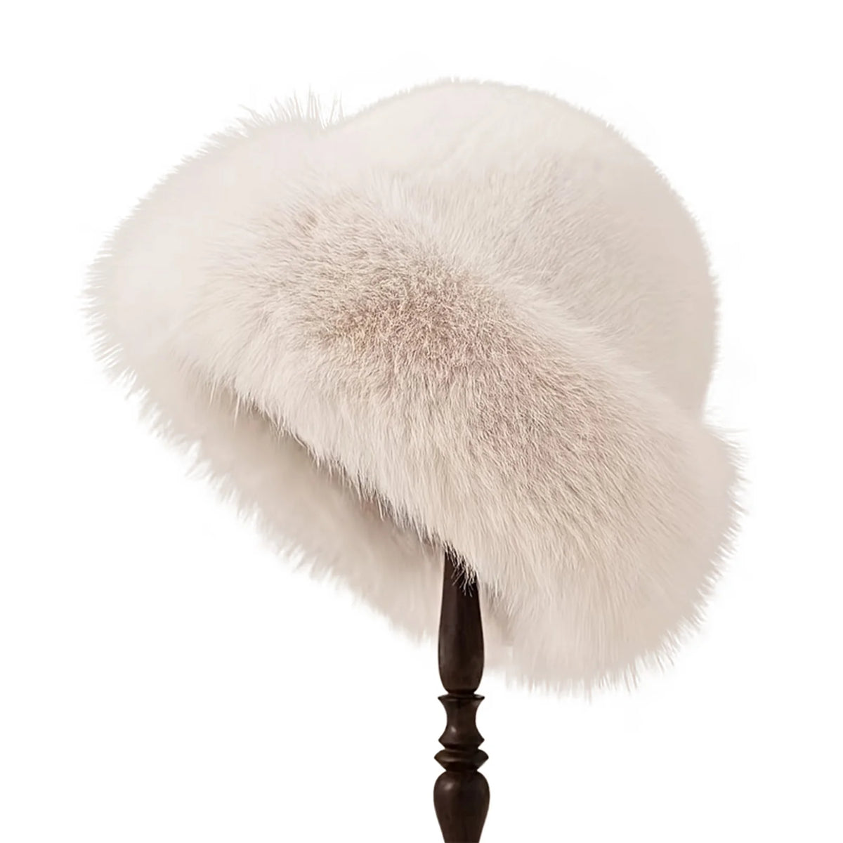 Thicken Plush Warm Fur Hat for women Fluffy Beanie winter Warm Thick Hat Mongolian Caps for Cold Weather Snow Caps - image 11
