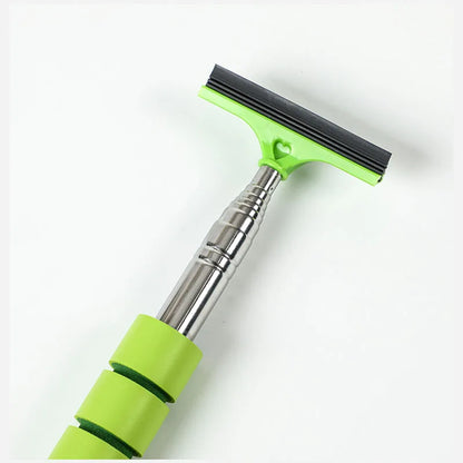 Car Rearview Mirror Wiper Cleaning Tool Auto Glass Mist Cleaner Scraper Car Accessories Handle Telescopic Window Cleaning Br…