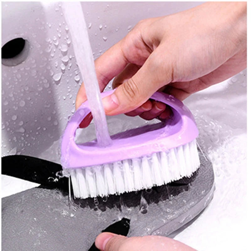 Colorful Multi-Purpose Cleaning Brush with Ergonomic Handle and Non-Scratch Bristles – Ideal for Bathroom, Kitchen, Tiles, F…