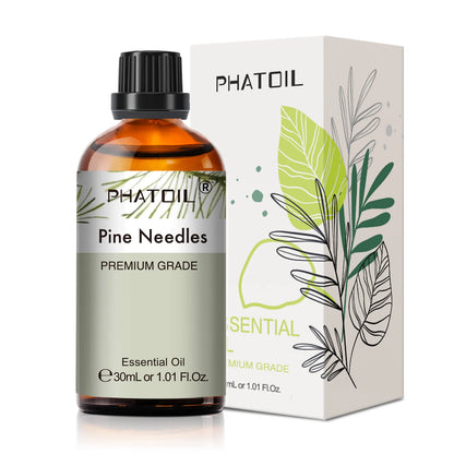 PHATOIL 1PCS Aromatherapy Essential Oil 30ml Lemon Eucalyptus Lavender Bergamot Jasmine Juniper Rose Vanilla Aroma Essential…