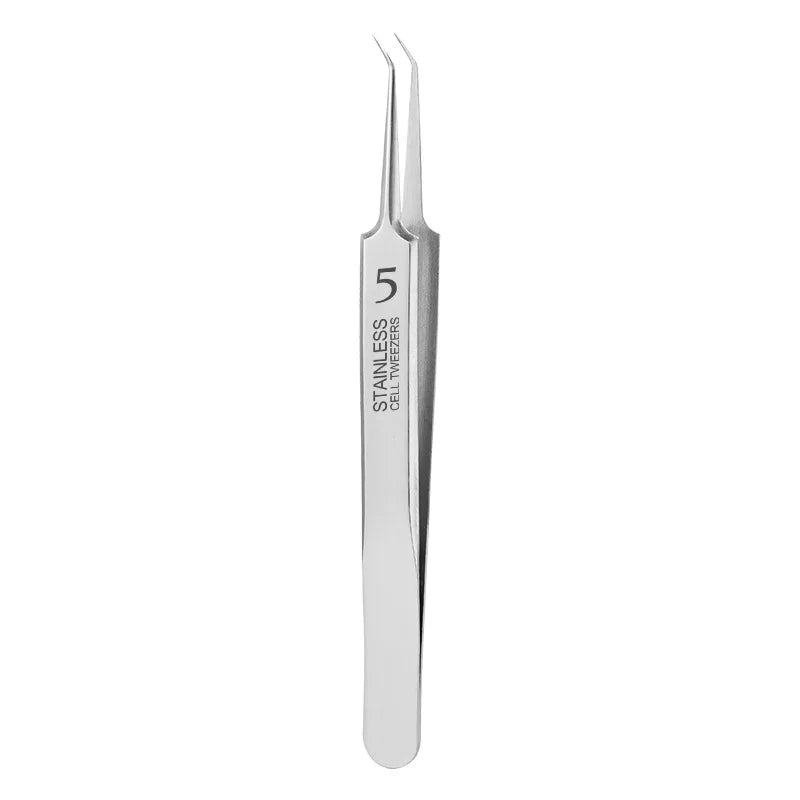 German Ultra-fine No. 5 Cell Pimples Blackhead Clip Tweezers Beauty Salon Special Scraping & Closing Artifact Acne Needle To…