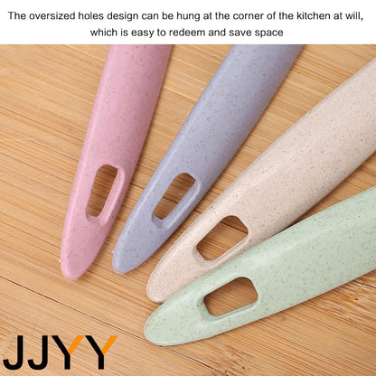 JJYY The 2 in 1 Kitchen Spoon Spoon Long handle Plastic Colander Filter Tableware Hot Pot Spoon - image 3