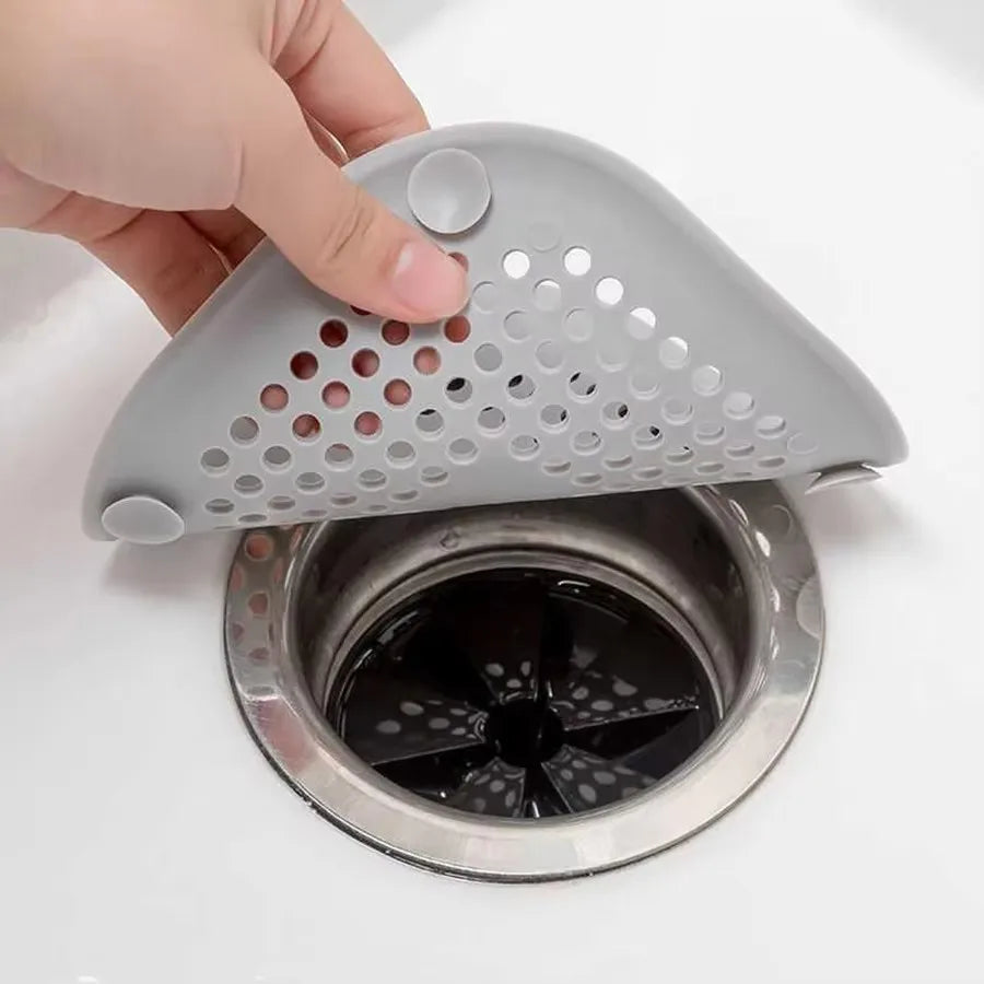 Square Silicone Drain Sticker Bathroom Sewer Hair Filter Drain Cover Household Bathroom Drain Mat - image 9