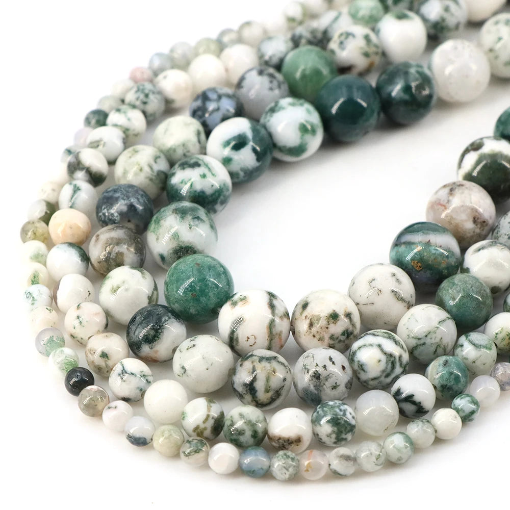 Natural Stone Beads Blue Tiger Eye Crystal Amethyst Rose Quartz Gemstone Bead for Jewelry Making Bracelet Necklace 4/6/8/10M…