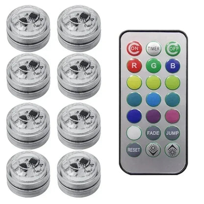 Wireless Adhesive LED Car Interior Ambient Light Remote Control Decor Auto Roof Foot Atmosphere Lamp Bicycle Tail Light - im…