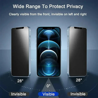 1-5PCS Anti-Spy Glass for iPhone 15 14 13 12 11 Pro Max Mini X XS XR 7 8 6 Plus Privacy Screen Protector For iPhone 17 16 17…