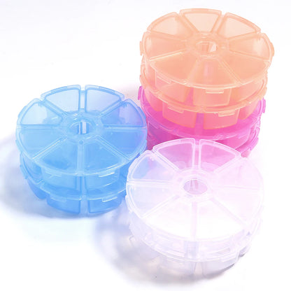 1 Pc Plastic Jewelry Box 5-28 Compartment Slot Organizer Storage Beads Container Adjustable Jewelry Storage Box Rectangle Ca…