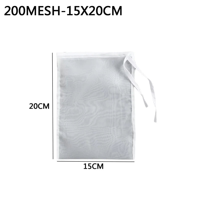 Nylon Filter Bags Vegetable Milk Strainer Sieve Drain Tea Filter Net Bag Kitchen Gadgets For Home Food Cheese Cloth Honey Si…