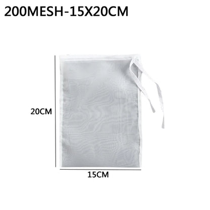 Nylon Filter Bags Vegetable Milk Strainer Sieve Drain Tea Filter Net Bag Kitchen Gadgets For Home Food Cheese Cloth Honey Si…