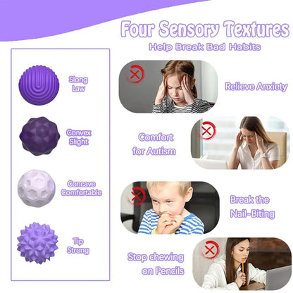 Silicone Magnetic Sensory Balls Fidget Toy Worry Balls Autism Calming Fidgeting Toy Anxiety Relief Stress Sensory Toy - imag…
