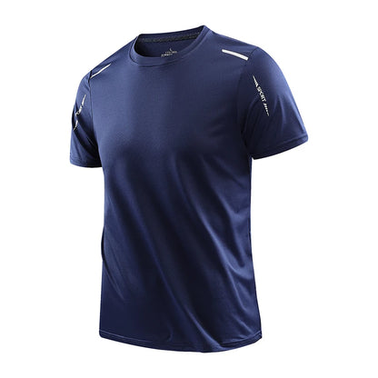 CHRLCK Men's Running Quick Drying T-shirts Breathable Hiking Fishing Tees Soft Elasticity Outdoor Sports Short Shirt Summer…