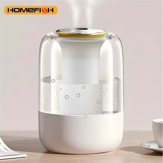 HOMEFISH 2025 New Model Air Humidifier for Home Use, Quiet Bedroom Large Spray for Pregnant Women and Babies, Indoor Humidif…