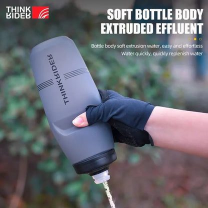 ThinkRider 620ml/750ml Bicycle Bottle MTB Road Bike Water Bottle Outdoor Sports Plastic Portable Large Capacity Drink Cyclin…