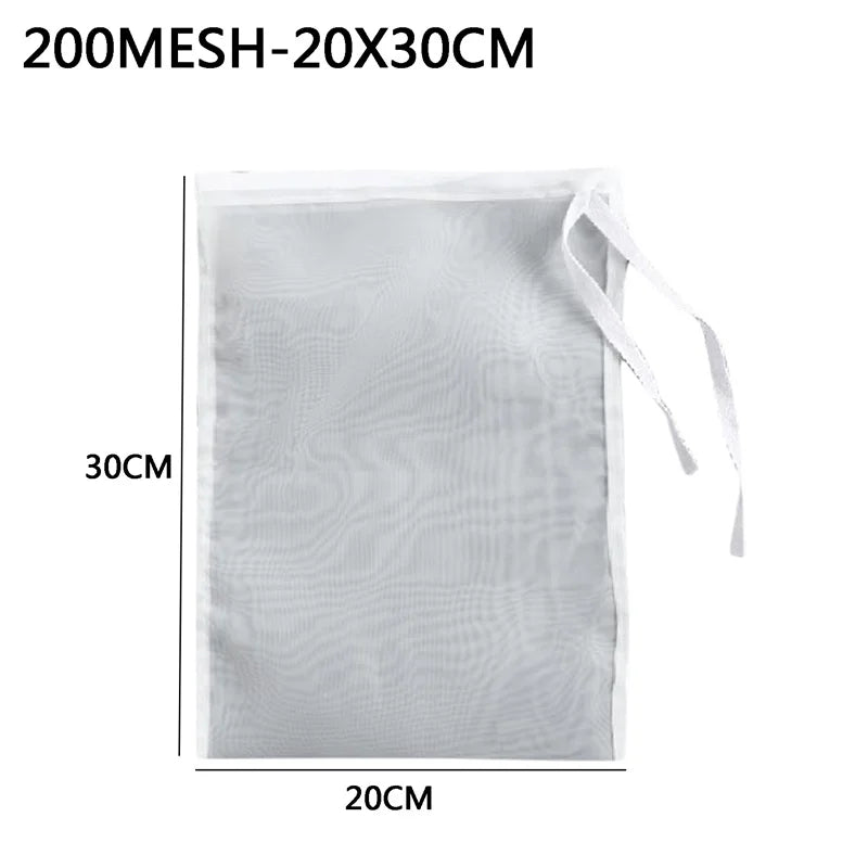 Nylon Filter Bags Vegetable Milk Strainer Sieve Drain Tea Filter Net Bag Kitchen Gadgets For Home Food Cheese Cloth Honey Si…