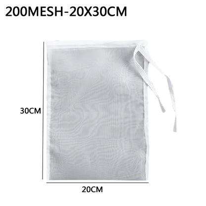 Nylon Filter Bags Vegetable Milk Strainer Sieve Drain Tea Filter Net Bag Kitchen Gadgets For Home Food Cheese Cloth Honey Si…