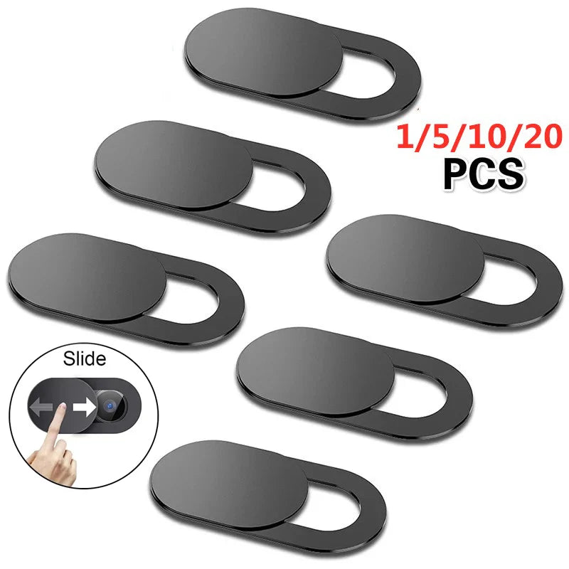 Webcam Cover Shutter Magnet Slider Plastic Camera Cover for iPad Tablet Web Laptop Pc Camera Mobile Phone Lenses Privacy Sti…