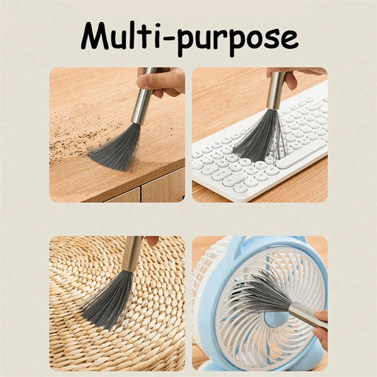 1/2Pcs Multi‑Functional Cleaning Brush with Steel Handle Household Cleaning Brush for Home Kitchen Bathroom - image 2