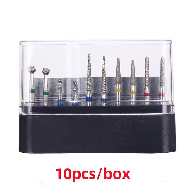 1BOX Azdent DENTAL Diamond Bur Kit With Storage Box Various Functions Optional Fit for High Speed Handpiece - image 21