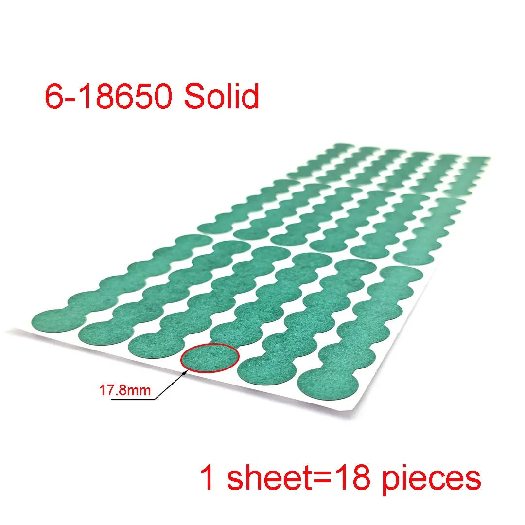 18650 21700 32650 Li-ion Battery Insulation Gasket Barley Paper Battery Pack Cell Insulating Glue Patch Electrode Insulated…