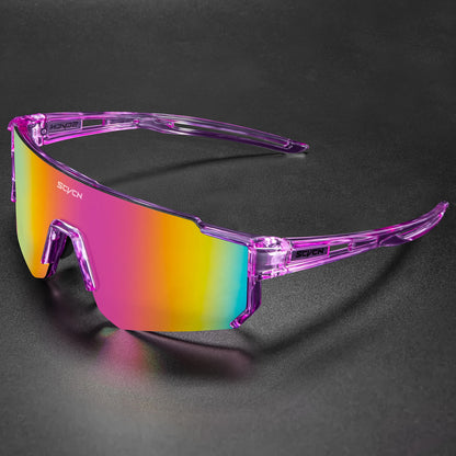 SCVCN New Outdoor Cycling Sunglasses Men Road Driving Bike Glasses Sports Mountain Climbing Women Bicycle Cycling UV400 Gogg…