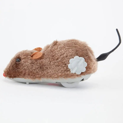 1Pc Funny Lifelike Plush Mouse Running Rat Toy for Cats Dogs Tail Mouse Pets Kids Random Color - image 4