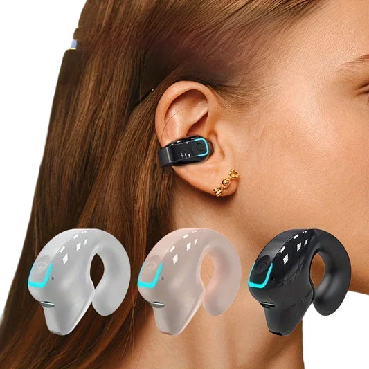 Earphone Clip Wireless Bluetooth Headphone Bone Conduction Headset High Quality TWS Auriculares Sport Noise Canceling With M…