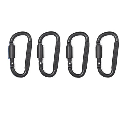 4-6PCS Carabiner Set For Key Camping Survival EDC Outdoor Keychain Clip Alloy Aluminum Tactical Caribiner Hook Karabiners -…