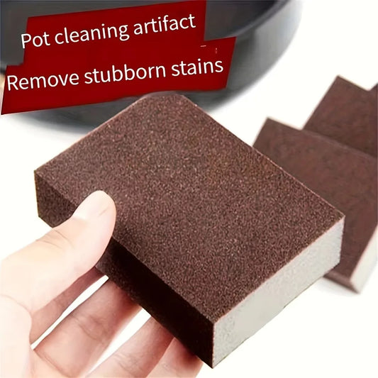 Magic Descaling Emery Sponge Household Cleaning Brush Useful Things For Kitchen Remove Pot Bottom Stubborn Stains Products T…