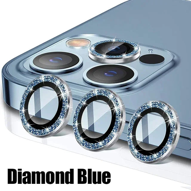 3Pcs Metal Lens Protector Glass For iPhone 15 13 12 11 14 Pro Max Back Camera Lens Protection Film For iPhone 13 Mini 14 15…