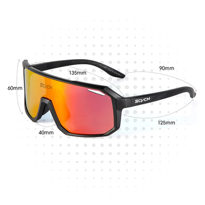 SCVCN Men bicycle Cycling Sunglasses Woman MTB road bike Driving Goggles Outdoor Sports running Glasses UV400 Hiking Eyewear…
