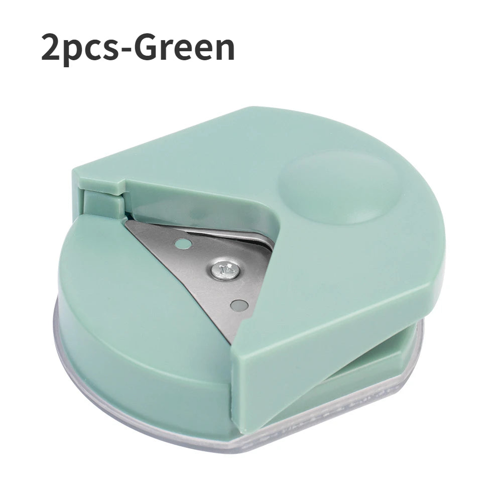 circle cutter button maker Corner round machine corner punching portable paper cutter card photo cutting - image 14