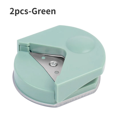 circle cutter button maker Corner round machine corner punching portable paper cutter card photo cutting - image 14