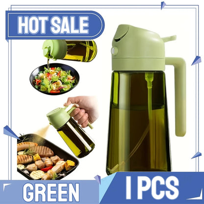 2in1 Kitchen Spray Oil Dispenser Oil Sprayer Polisher Or Only Brush Spray for Air Fryer Salad Grilling Roasting Cooking Kitc…