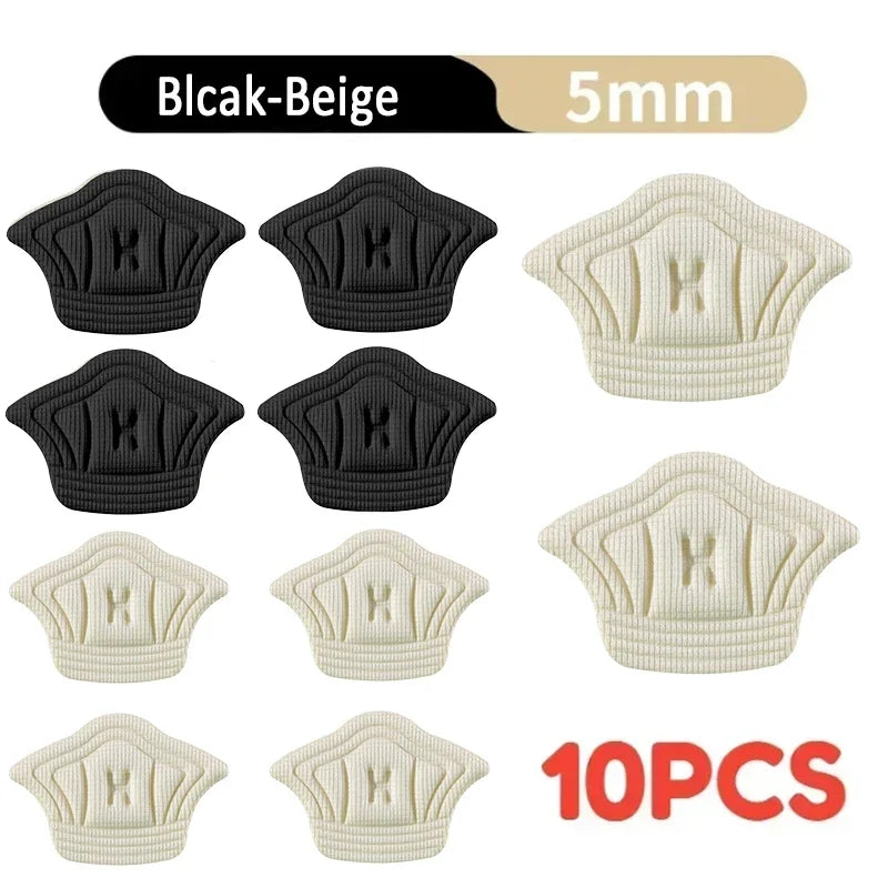 10pcs/set Insoles for Shoes Patch Heel Pads for Shoes Adjustable Size Feet Pad Insole Adhesive Back Sticker Shoes Insert Ins…