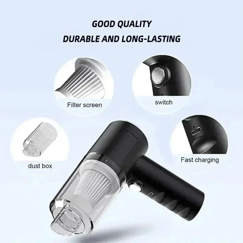 Car Vacuum Cleaner 2900000 Pa 4 In1 Powerful Clean Machine Wireless Blowing Suction Portable Vacuum Cleaner household 2026 -…