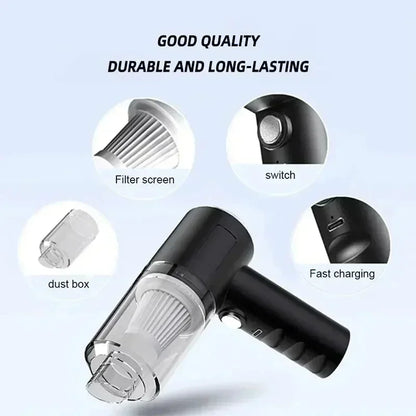 Car Vacuum Cleaner 2900000 Pa 4 In1 Powerful Clean Machine Wireless Blowing Suction Portable Vacuum Cleaner household 2026 -…