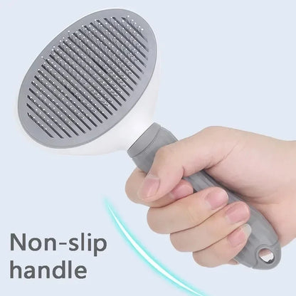 Pet Dog Brush Cat Comb Self Cleaning Pet Hair Remover Brush For Dogs Cats Grooming Tools Pets Dematting Comb Dogs Accessorie…