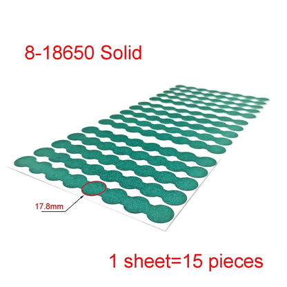 18650 21700 32650 Li-ion Battery Insulation Gasket Barley Paper Battery Pack Cell Insulating Glue Patch Electrode Insulated…
