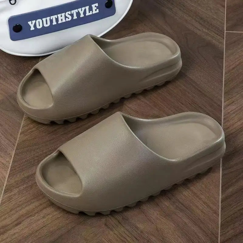 Coconut Slippers Cloud Thick-soled Sandals Summer Fashion Soft Bottom Beach Men Slippers Women's Sandals EVA Slides - image 8