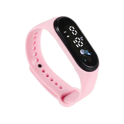 Kawaii Smart Watch For Kids Fashion Outdoor Waterproof Sports Kids' Watches Boy Girls Digital Watches Silicone montre enfant…