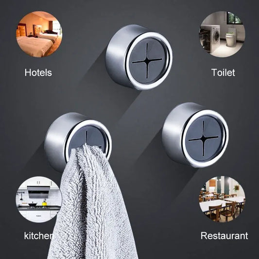 3PCS Non Punching Dishwashing Cloth Storage Clip Dishcloth Clip Kitchen Household Gloves Hook Towel Rack Hole Clip Wall Hang…